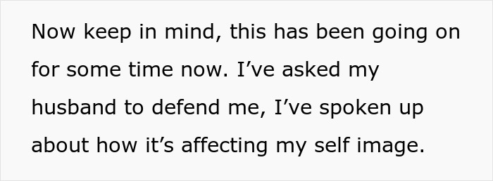 Woman speaks about how bullying by husband&rsquo;s friends affects her self image over time