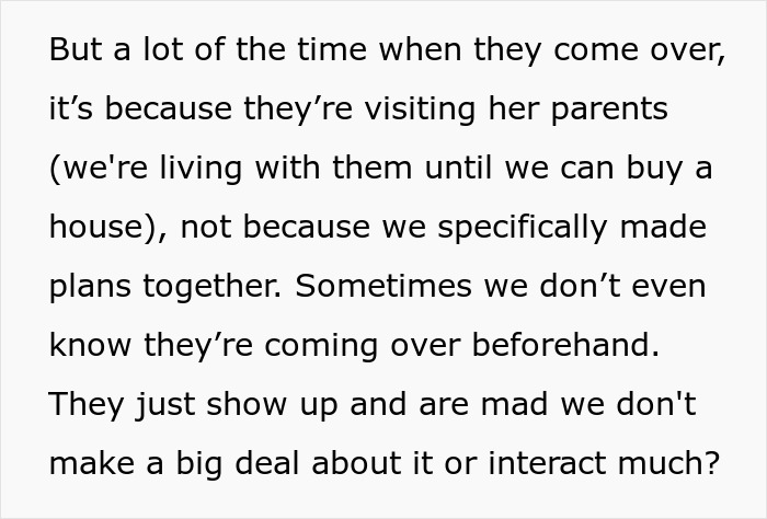 Text explaining unexpected visits from relatives causing family tension Text explaining unexpected visits from relatives causing family tension