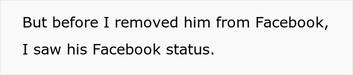 Facebook status seen before removing boyfriend after cyberbullying issue