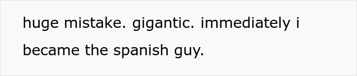 Text stating becoming known as the Spanish guy Text stating becoming known as the Spanish guy