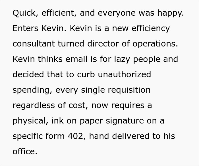 Controlling Boss Changes Policies And Wants Signatures For Everything, Regrets It After Workers Obey Controlling Boss Changes Policies And Wants Signatures For Everything, Regrets It After Workers Obey