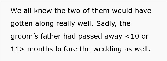 Groom's father passed away months before wedding honored at ceremony