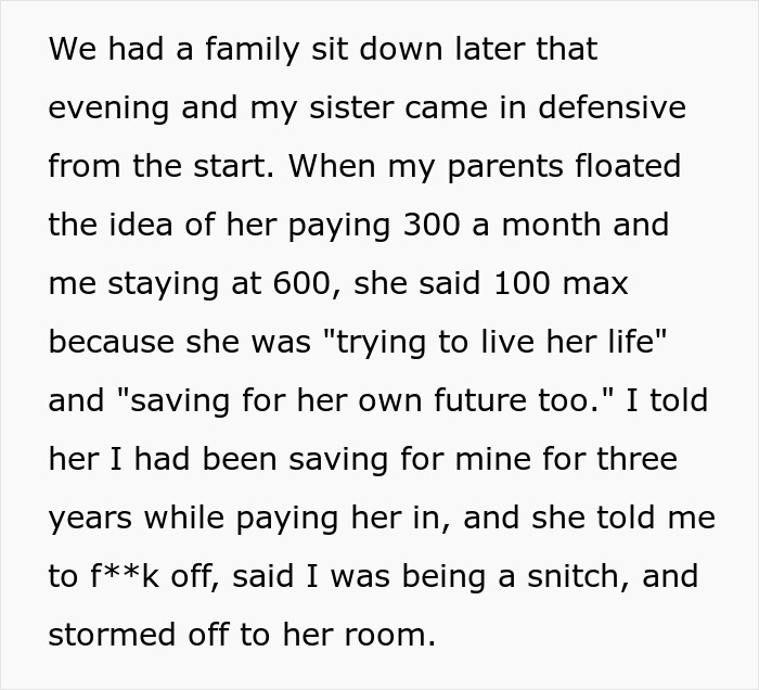 Parents Only Ask One Of Their Kids For Rent, Can’t Believe The Reaction: "Not My Problem To Solve" Parents Only Ask One Of Their Kids For Rent, Can’t Believe The Reaction: "Not My Problem To Solve"