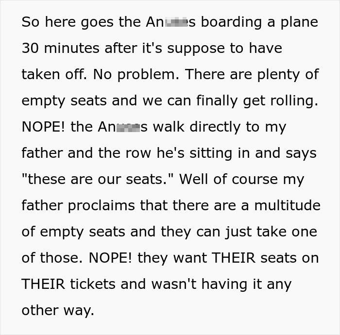 Family Shows Up 30 Minutes Late To Flight, Then Demands Man Gives Up His Seat