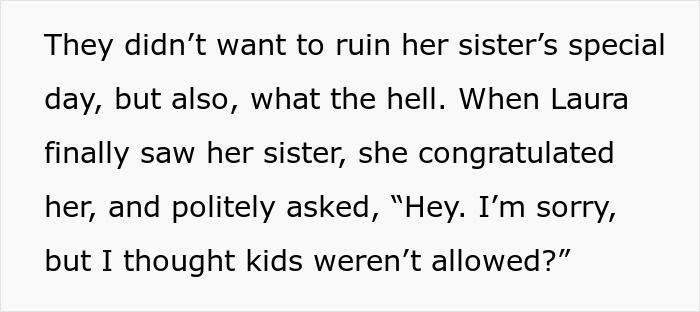 Bigoted Bride Makes Sure Autistic Nephew Isn't At Wedding, Lies To Sis About It Being Kid-Free Event Bigoted Bride Makes Sure Autistic Nephew Isn't At Wedding, Lies To Sis About It Being Kid-Free Event