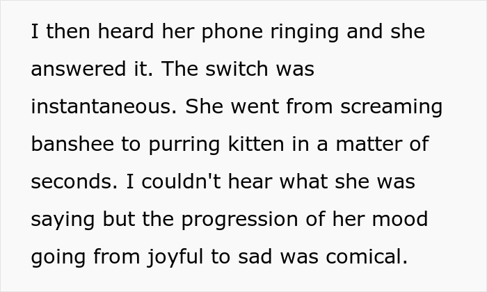 A text snippet describes a person's mood changing from joyful to sad quickly, like a mil-broke-in-son-house on Valentine's Day.