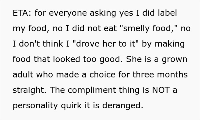 Person's Lunch Keeps Disappearing, They Finally Find Out Why: "You Should Take It As A Compliment" Person's Lunch Keeps Disappearing, They Finally Find Out Why: "You Should Take It As A Compliment"