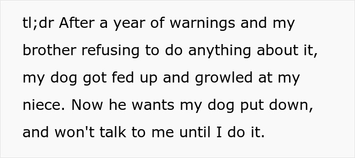 Man Refuses To Speak With Sister Until Her Dog Is Put Down: &ldquo;Every Dog Has Its Limits&rdquo;