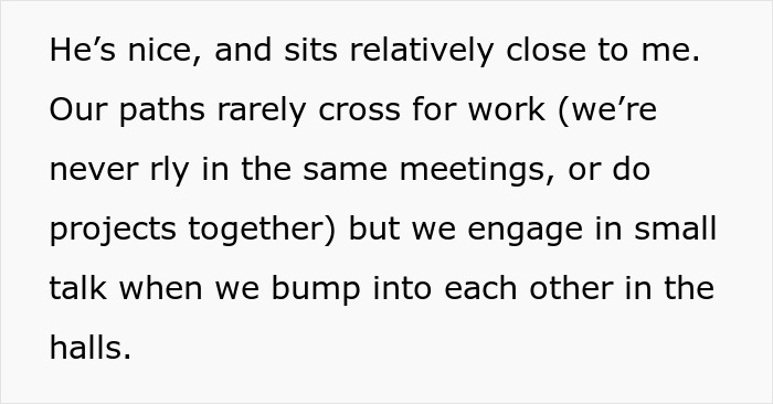 Text from a Woman Accepts Coworker Lunch article describing casual coworker interactions, leading to a surprise date.
