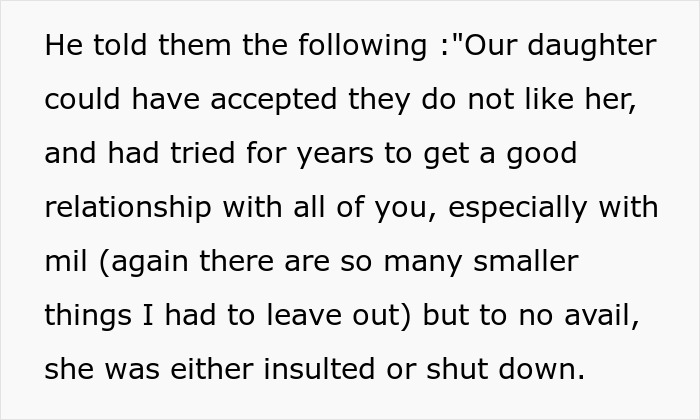 Text discussing strained family relationship with racist MIL trying to stop wedding Text discussing strained family relationship with racist MIL trying to stop wedding