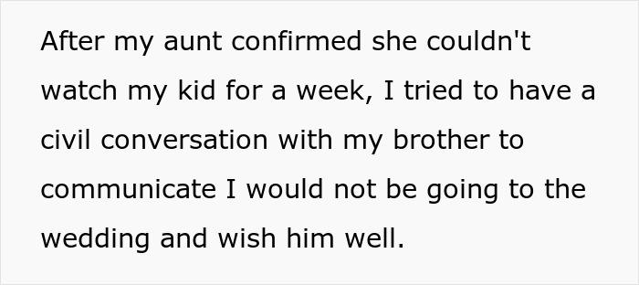 &ldquo;I Became The Villain&rdquo;: Woman Refuses To Attend Brother&rsquo;s Wedding After Huge Miscommunication