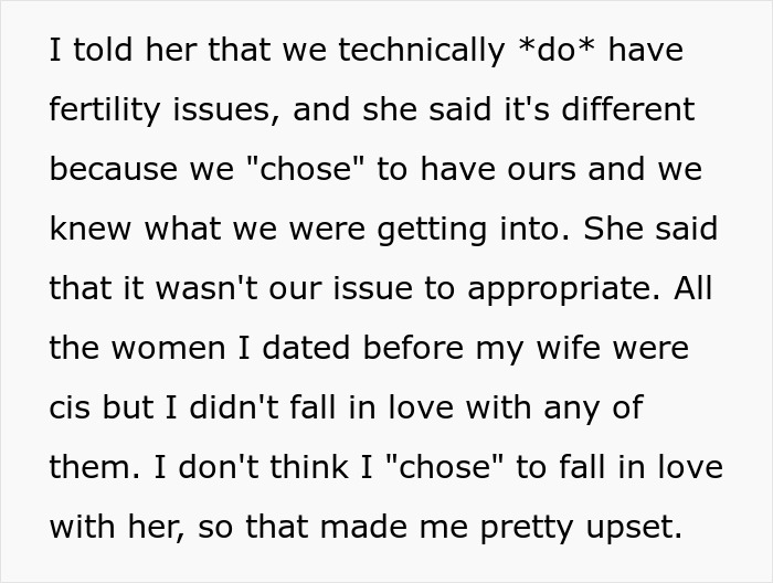 Text about fertility issues and choosing to have children in adoption context Text about fertility issues and choosing to have children in adoption context