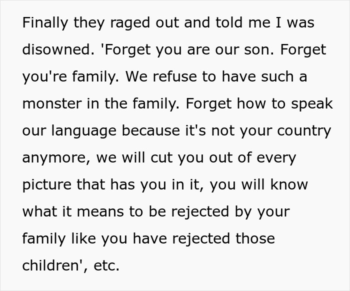 Text about getting disowned and rejected by family in disownment story Text about getting disowned and rejected by family in disownment story
