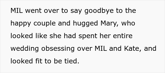 MIL Throws A Pity Party Over Not Wearing Green For Son's Wedding, Plans To Switch Dresses Anyway MIL Throws A Pity Party Over Not Wearing Green For Son's Wedding, Plans To Switch Dresses Anyway