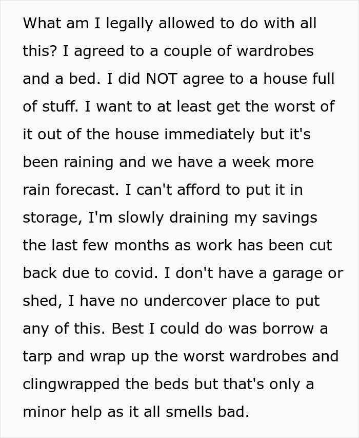 Woman Agrees To Store A Couple Of Items For Friend, Comes Home To A Fully Packed House From Hell