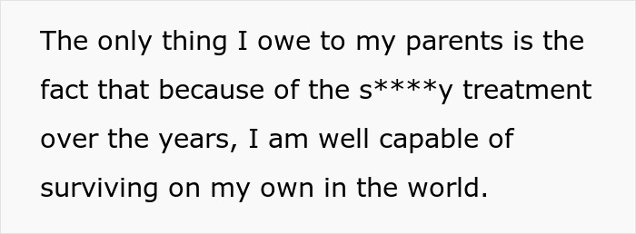 18YO Ditches Toxic Fam As They Torment Him For Years, Enjoys Life After Sparking An Uproar In Theirs 18YO Ditches Toxic Fam As They Torment Him For Years, Enjoys Life After Sparking An Uproar In Theirs
