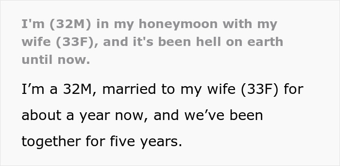 Guy Shares How His Wife Behaves On Their Honeymoon, Leaves People Questioning His Sanity