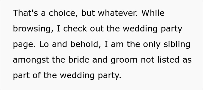 &ldquo;I Became The Villain&rdquo;: Woman Refuses To Attend Brother&rsquo;s Wedding After Huge Miscommunication
