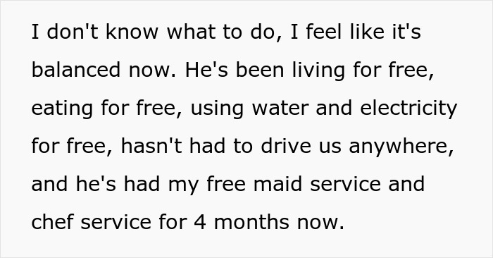 Guy Treats GF As A Free Maid And Won't Pay Rent As He "Funded" The Relationship Before Guy Treats GF As A Free Maid And Won't Pay Rent As He "Funded" The Relationship Before