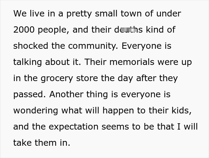 Text discussing community shock and expectations after deaths Text discussing community shock and expectations after deaths