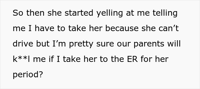 Guy Takes Teen Sis With Period Pain To The ER, They Leave Shocked With The News