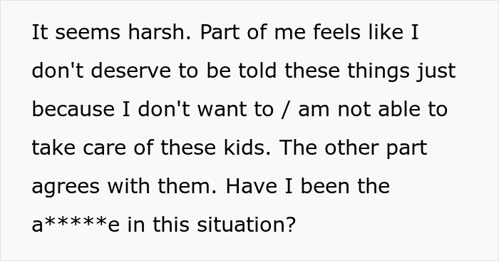 23YO questioning if they are wrong for not taking in nephews and niece 23YO questioning if they are wrong for not taking in nephews and niece