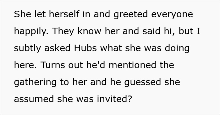Uninvited sister-in-law shows up at family gathering, causing tension