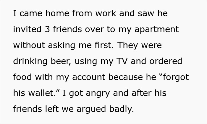 Guy Is Baffled After Girlfriend Calls Him Out On His Strange Behavior: "You Basically Live In My Apartment" Guy Is Baffled After Girlfriend Calls Him Out On His Strange Behavior: "You Basically Live In My Apartment"