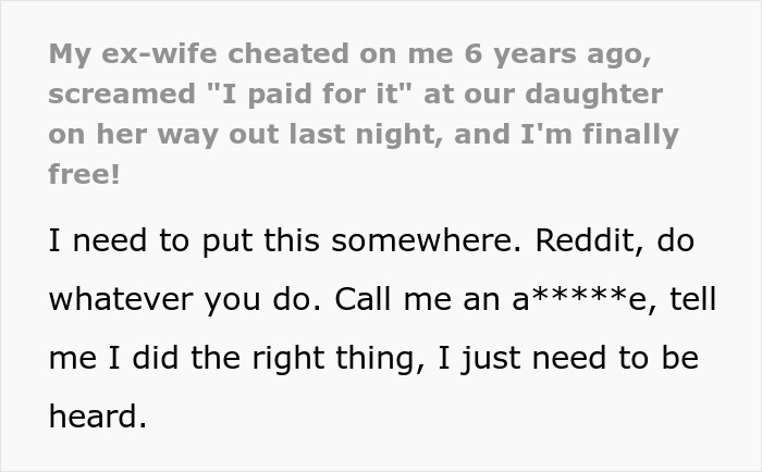 Guy Gets His Wife Sober And Raises Her Kids, She Repays Him With An Affair And An STD