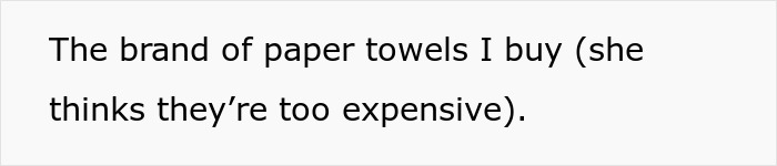 Text mentioning criticism of paper towel brand as expensive Text mentioning criticism of paper towel brand as expensive