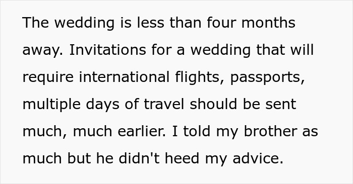 &ldquo;I Became The Villain&rdquo;: Woman Refuses To Attend Brother&rsquo;s Wedding After Huge Miscommunication
