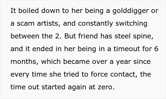 Text describing racist MIL labeled as gold digger and placed in timeout Text describing racist MIL labeled as gold digger and placed in timeout