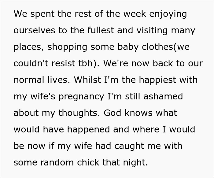 Man Spends A Work Trip Planning To Cheat On His Wife, Gets Stopped By A Pregnancy Test At The Door Man Spends A Work Trip Planning To Cheat On His Wife, Gets Stopped By A Pregnancy Test At The Door