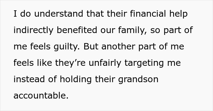 Text from a personal account of a SAHM feeling targeted by her fianc&eacute;'s family for his debts.