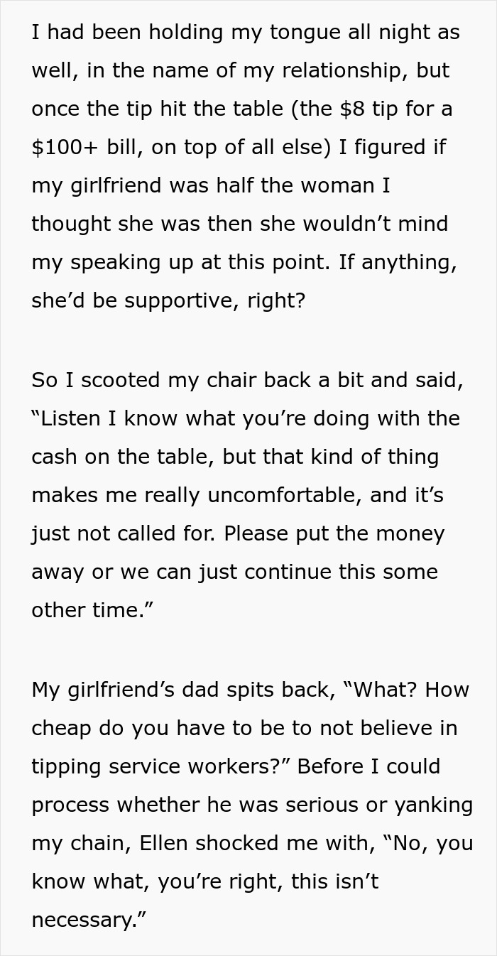 Man in disbelief after fiancee sides with mom during dinner fiasco at restaurant Man in disbelief after fiancee sides with mom during dinner fiasco at restaurant