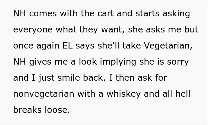 Karen Shames Guy For Eating Meat Near Her, Claims He Ruined Her Religion, Pilot Intervenes