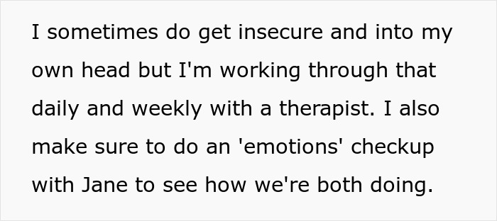 Man working through insecurity with therapist and fianc&eacute;e