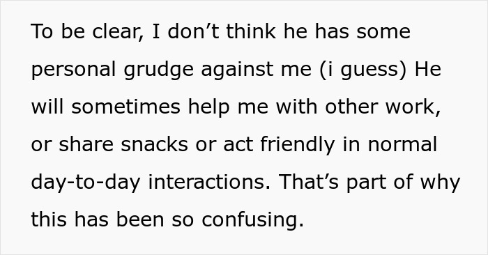 Woman Considers Male Colleague To Be Nice To Her, Then Realizes He Is Always Calling Her Ugly