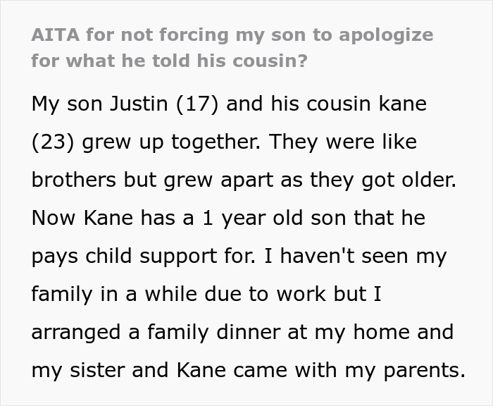 Teen Claps Back After Cousin Makes Fun Of Him At Dinner, Leaving Everyone Awkwardly Silent