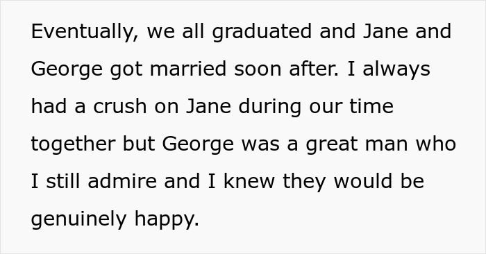 Story about fianc&eacute;e's previous marriage to late husband and close bond with his parents