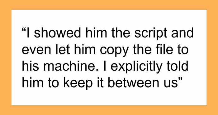 Engineer Secretly Automates Work To Make Their Life Easier, Makes Huge Mistake Of Sharing It With Coworker