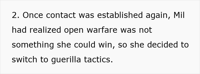 MIL switches to guerilla tactics after failing to stop son's wedding MIL switches to guerilla tactics after failing to stop son's wedding