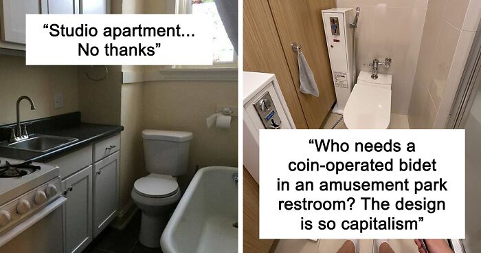 65 Questionably Designed Bathrooms That Unfortunately Exist For Some Poor Soul To Stumble Upon