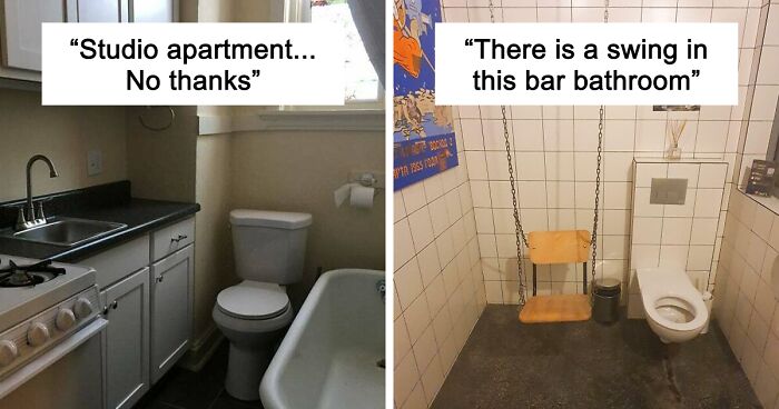 65 Questionably Designed Bathrooms That Unfortunately Exist For Some Poor Soul To Stumble Upon