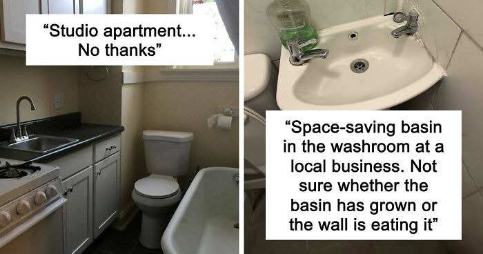 65 Questionably Designed Bathrooms That Unfortunately Exist For Some Poor Soul To Stumble Upon