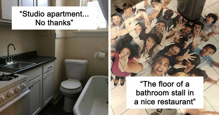 65 Questionably Designed Bathrooms That Unfortunately Exist For Some Poor Soul To Stumble Upon