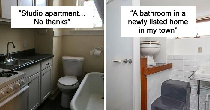 65 Questionably Designed Bathrooms That Unfortunately Exist For Some Poor Soul To Stumble Upon