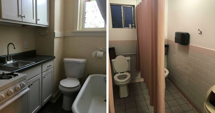 65 Questionably Designed Bathrooms That Unfortunately Exist For Some Poor Soul To Stumble Upon