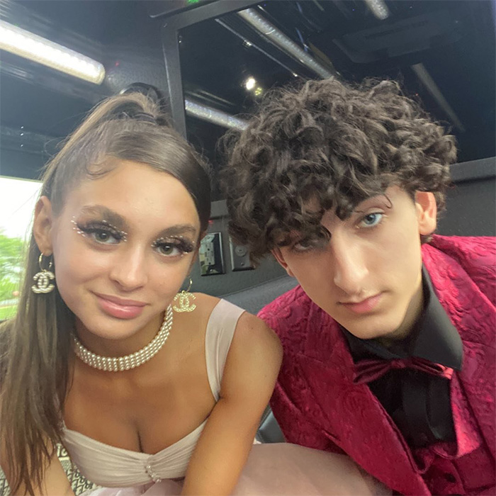 Mackenzie Shirilla and companion dressed up for event or prom