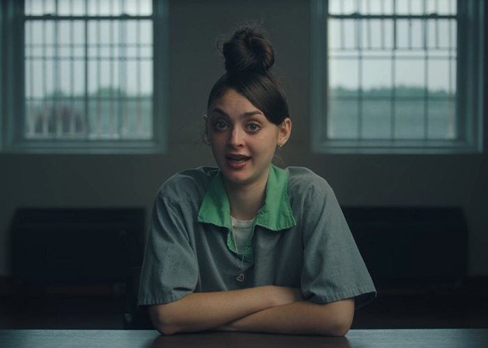 Mackenzie Shirilla in prison attire during body language expert analysis interview